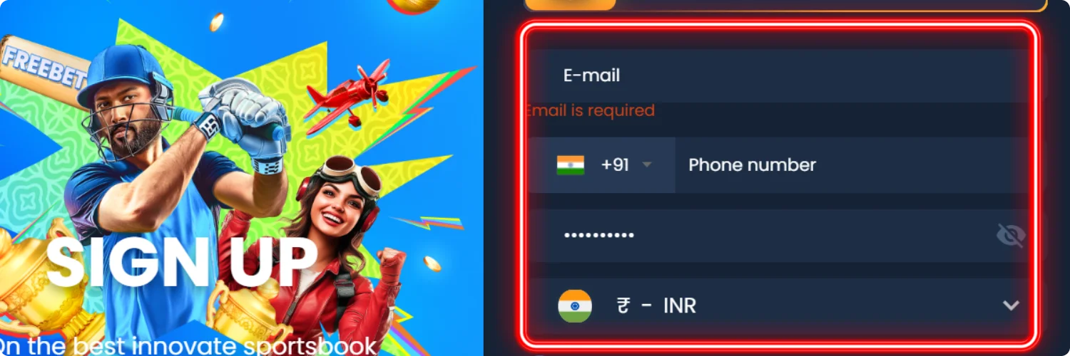 Enter the required information